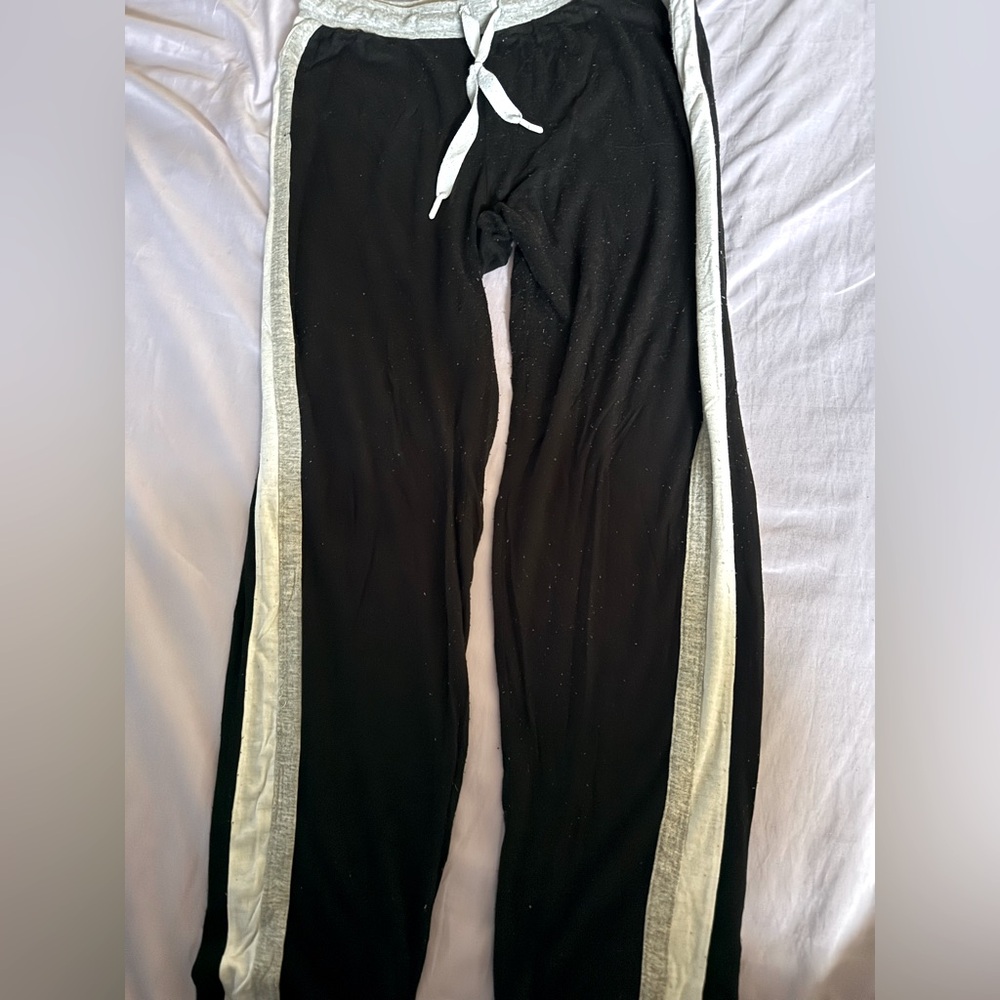 Secret Treasures Kids Black Joggers with Gray Trim